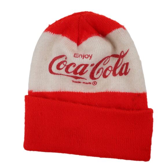 Vintage Coca Cola Knit Beanie - Picture 1 of 4